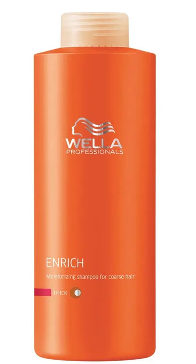 Wella Enrich Shampoo coarse hair 33.8 oz bottle