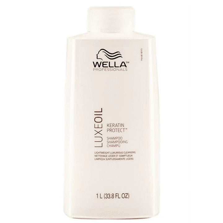 Wella Luxe Oil Keratin Protect Shampoo 33.8 oz bottle