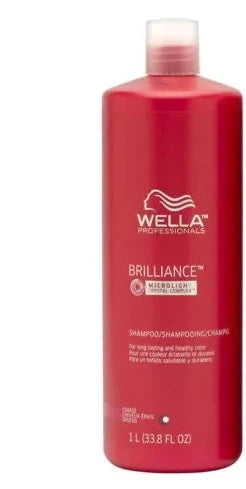 Wella Brilliance Coarse Colored Hair Shampoo 33.8 oz