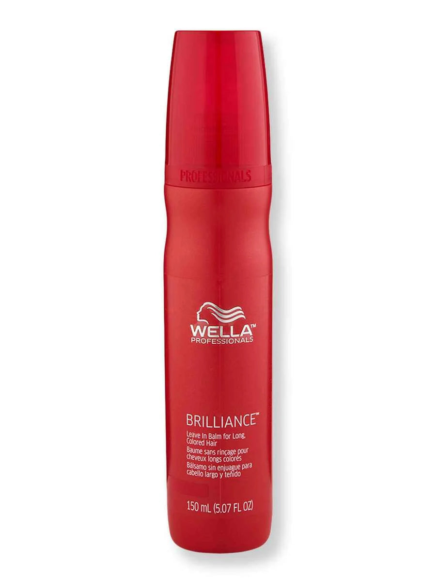 Wella Brilliance Leave-In Balm For Long Colored Hair 5.07 oz bottle