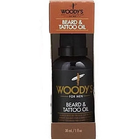 Woody's tattoo and Beard Oil image of 1 oz bottle