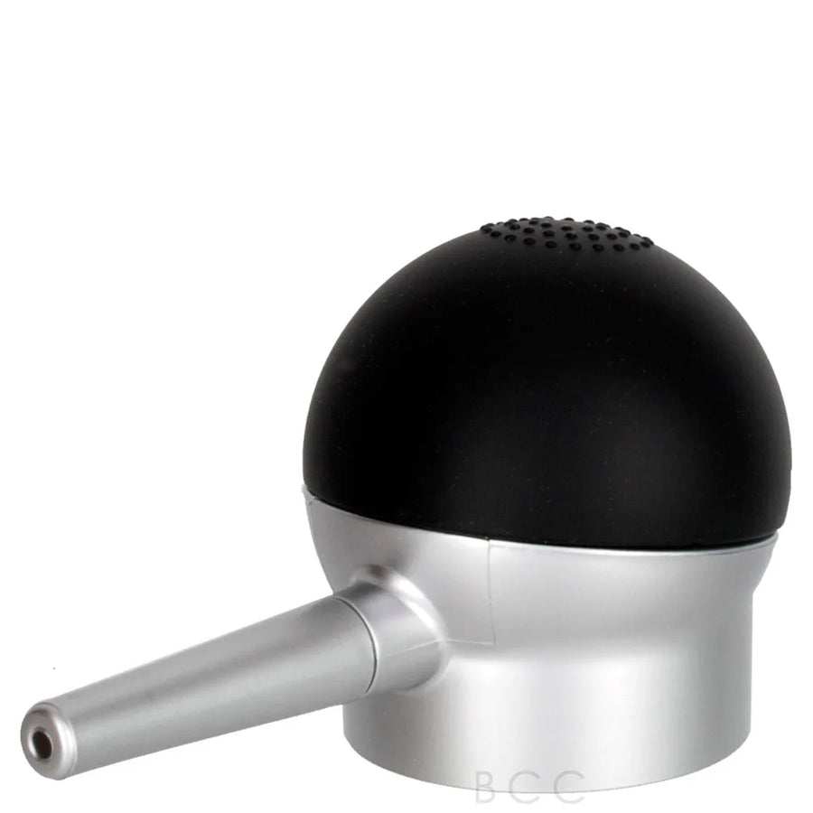 Black and silver kitchen faucet on a white background