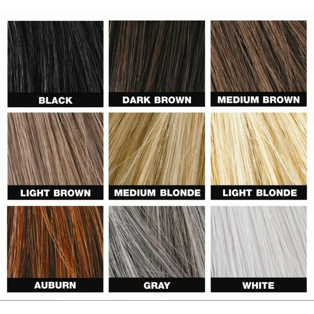 Toppik XFusion Keratin Hair Fibers image of color chart